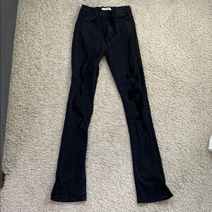 Vibrant Black Denim Jeans